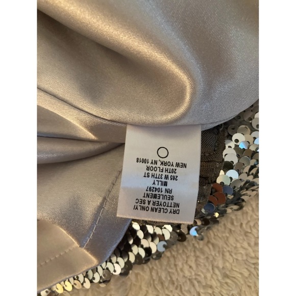 Milly Silver Sequin Top & Skirt matching set - Picture 14 of 16
